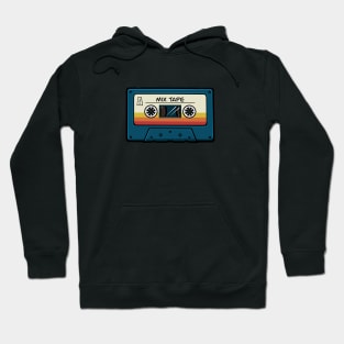 Blue Mix Tape Cassette Hoodie